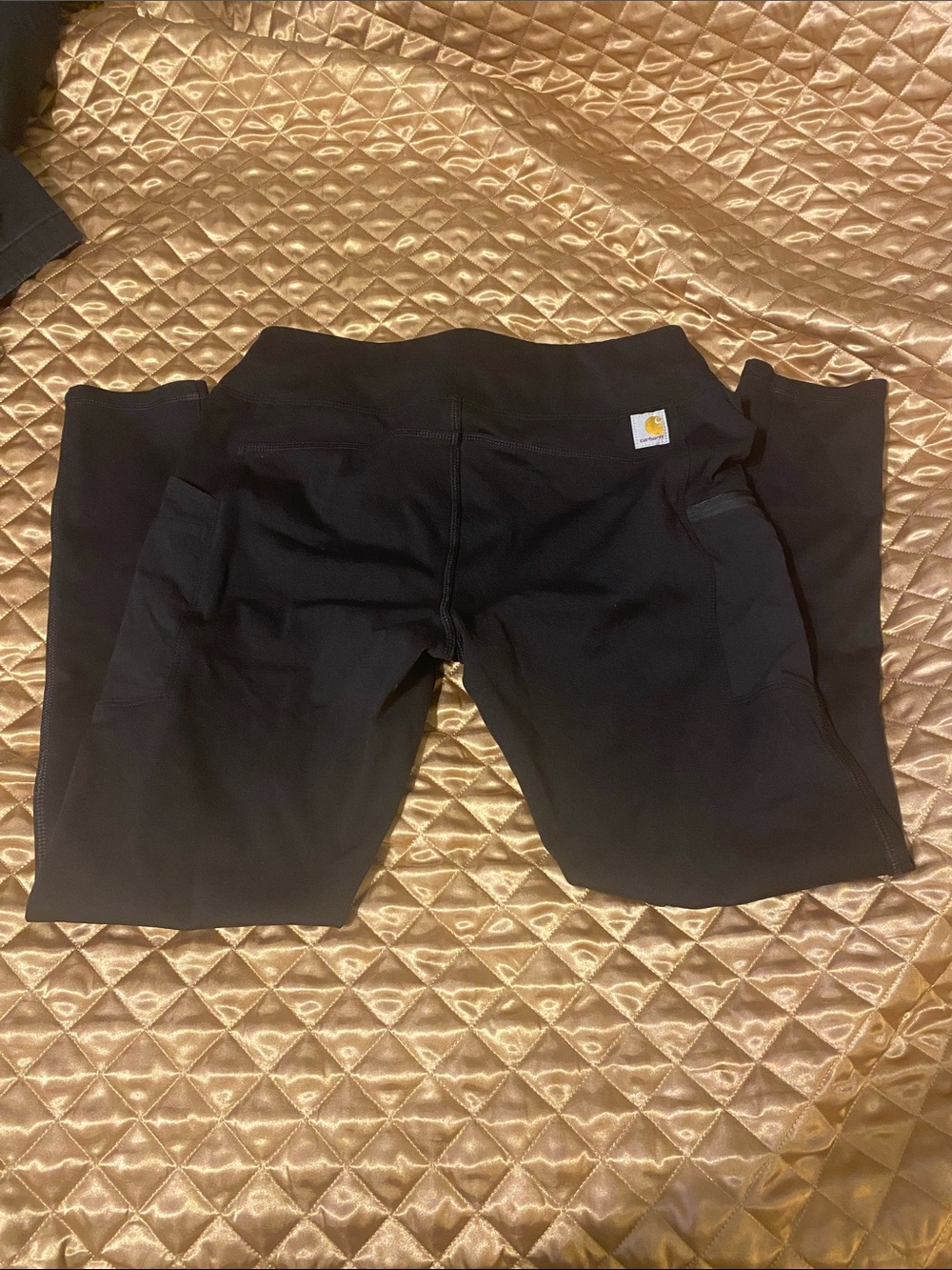 Carhartt Women Black Cargo Sweatpants
